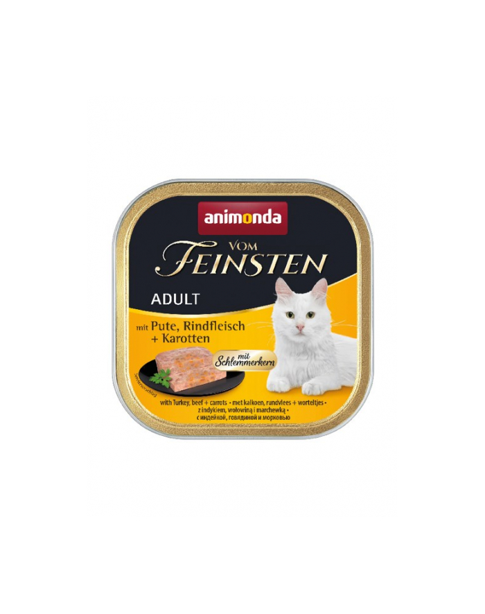 ANIMONDA Vom Feinsten Classic Cat smak: indyk  wołowina + marchewka 100g główny
