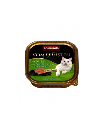 ANIMONDA Vom Feinsten Classic Cat smak: indyk  pierś z kurczaka + zioła 100g