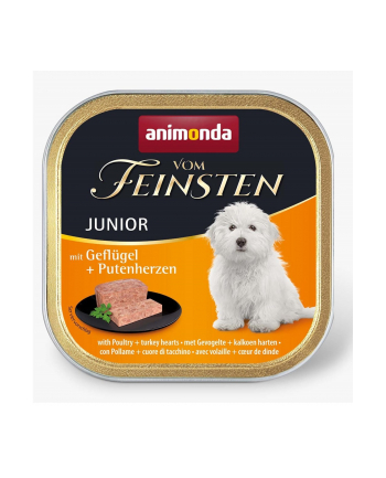 ANIMONDA Vom Feinsten Junior smak: drób i serca indyka 150g