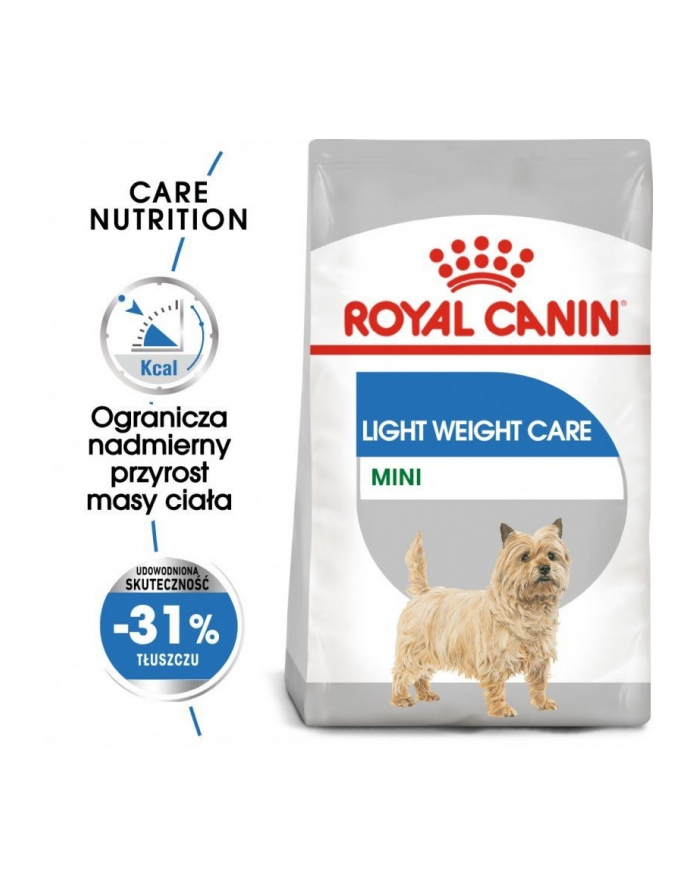 ROYAL CANIN Mini Light Weight Care - sucha karma dla psów dorosłych ras małych do 10 kg  od 10 miesiąca  z nadwagą - 3kg główny