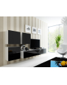cama meble Witryna VIGO kwadrat 50/50/30 biały/ czarny połysk - nr 2