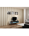 cama meble Szafka RTV VIGO NEW '140' 30/140/40 biały/czarpoł - nr 15