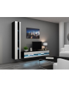 cama meble Szafka RTV VIGO NEW '140' 30/140/40 czarny/biały pł - nr 13