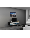 cama meble Szafka RTV VIGO NEW '140' 30/140/40 czarny/biały pł - nr 1
