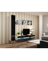 cama meble Szafka RTV VIGO NEW '180' 30/180/40 biały/czarny pł - nr 7