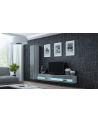 cama meble Szafka RTV VIGO NEW '180' 30/180/40 biały/szary poł - nr 2