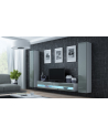 cama meble Szafka RTV VIGO NEW '180' 30/180/40 biały/szary poł - nr 8