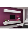 cama meble Szafka RTV VIGO '140' 30/140/40 biały/biały połysk - nr 16