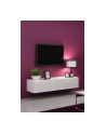 cama meble Szafka RTV VIGO '140' 30/140/40 biały/biały połysk - nr 23
