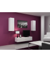 cama meble Szafka RTV VIGO '140' 30/140/40 biały/biały połysk - nr 24