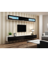 cama meble Szafka RTV VIGO '140' 30/140/40 biały/czarny połysk - nr 22