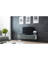 cama meble Szafka RTV VIGO '140' 30/140/40 biały/ szary połysk - nr 8