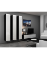 cama meble Szafka RTV VIGO '140' 30/140/40 czarny/biały połysk - nr 6