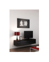 cama meble Szafka RTV VIGO '140' 30/140/40 czarny/czarny poł - nr 12