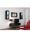 cama meble Szafka RTV VIGO '140' 30/140/40 czarny/czarny poł - nr 20