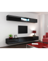 cama meble Szafka RTV VIGO '140' 30/140/40 czarny/czarny poł - nr 28