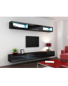 cama meble Szafka RTV VIGO '140' 30/140/40 czarny/czarny poł - nr 6