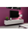 cama meble Szafka RTV VIGO '180' 30/180/40 biały/ biały połysk - nr 12