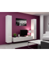 cama meble Szafka RTV VIGO '180' 30/180/40 biały/ biały połysk - nr 4