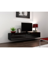 cama meble Szafka RTV VIGO '180' 30/180/40 czarny/czarny poł - nr 32