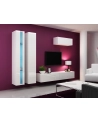 cama meble Regał VIGO NEW 180/40/30 biały/biały połysk - nr 7