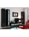 cama meble Regał VIGO NEW 180/40/30 czarny/czarny połysk - nr 2