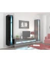 cama meble Regał VIGO NEW 180/40/30 czarny/czarny połysk - nr 3