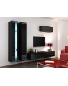 cama meble Regał VIGO NEW 180/40/30 czarny/czarny połysk - nr 5