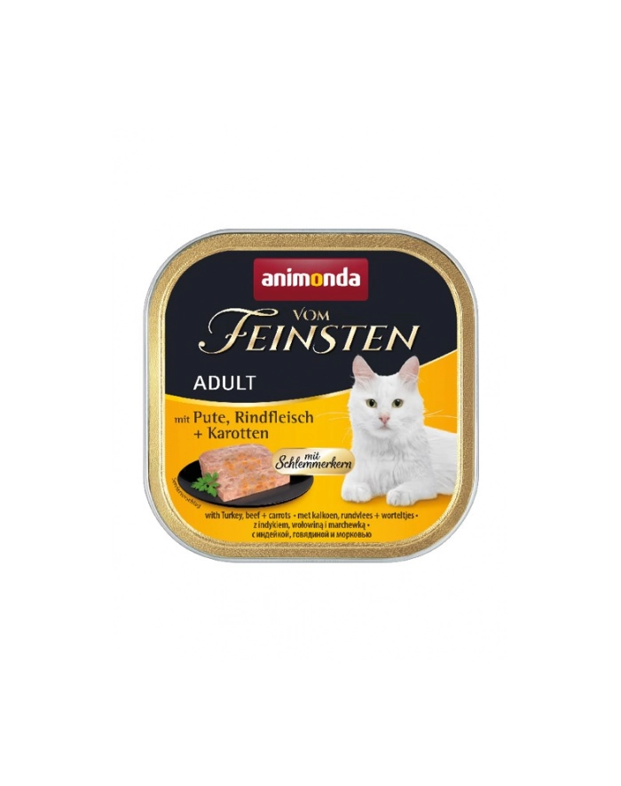 ANIMONDA Vom Feinsten Classic Cat smak: indyk  wołowina + marchewka 100g główny