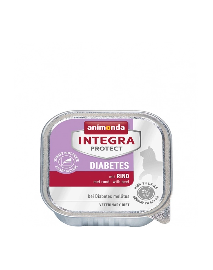 ANIMONDA Integra Protect Diabetes dla kota smak: wołowina - tacka 100g główny