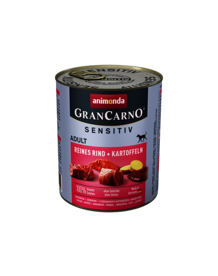 ANIMONDA Grancarno Sensitiv smak: wołowina z ziemniakami 800g główny