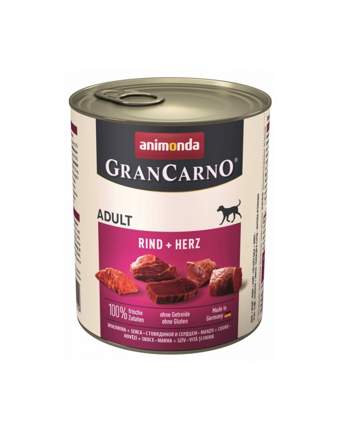ANIMONDA Grancarno Adult smak: wołowina i serca 800g główny