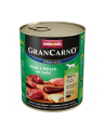 ANIMONDA Grancarno Adult smak: wołowina + jeleń i jabłko 800g - nr 1