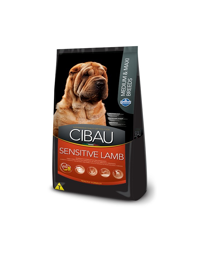 FARMINA CIBAU Sensitive Lamb Medium/Maxi - sucha karma dla psa - 12kg + 2kg GRATIS główny