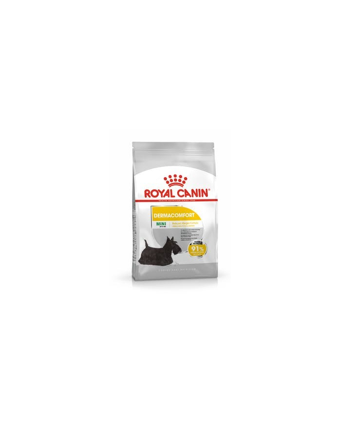 ROYAL CANIN Mini Dermacomfort - karma sucha dla psów dorosłych ras małych o wrażliwej skórze  skłonnej do podrażnień - 3kg główny