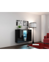 cama meble Komoda VIGO 90/120/38 czarny/czarny połysk - nr 2
