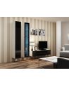 cama meble Zestaw VIGO 10 biały/czarny połysk - nr 1