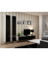 cama meble Zestaw VIGO 4 biały/czarny połysk - nr 4