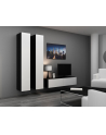 cama meble Zestaw VIGO 9 czarny/biały połysk - nr 1