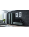 cama meble Zestaw VIGO 9 szary/szary połysk - nr 1