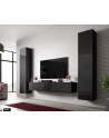 cama meble Zestaw VIGO SLANT 2 czarny/czarny połysk - nr 1