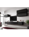 cama meble Zestaw VIGO SLANT 4 czarny/czarny połysk - nr 1
