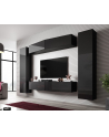 cama meble Zestaw VIGO SLANT 7 czarny/czarny połysk - nr 10