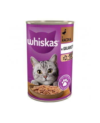 WHISKAS Adult Kaczka - puszka 400g