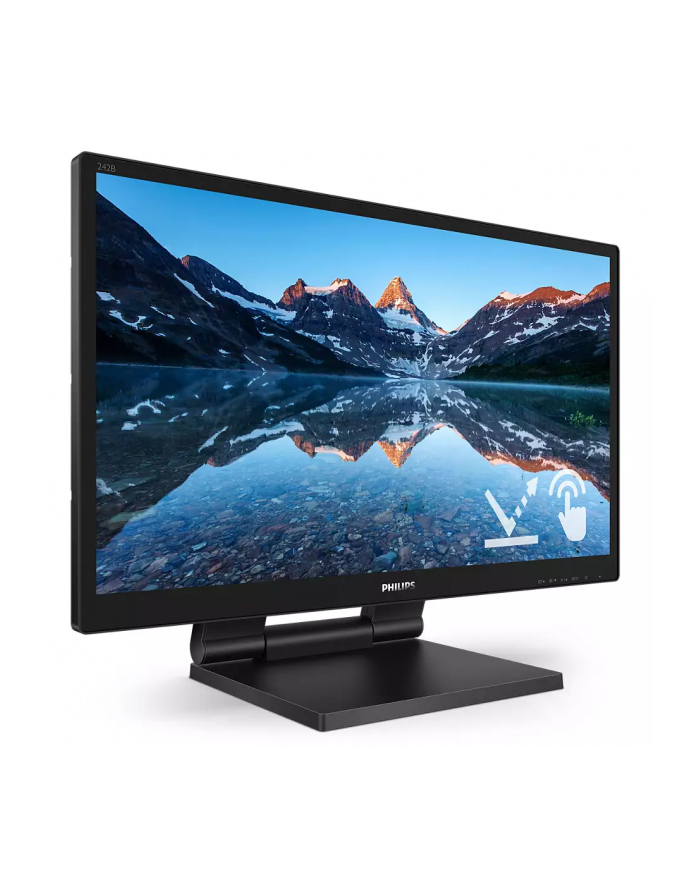Monitor Philips 23,8'' touch 242B9TL VGA DVI HDMI 2xUSB 3.1 głośniki główny