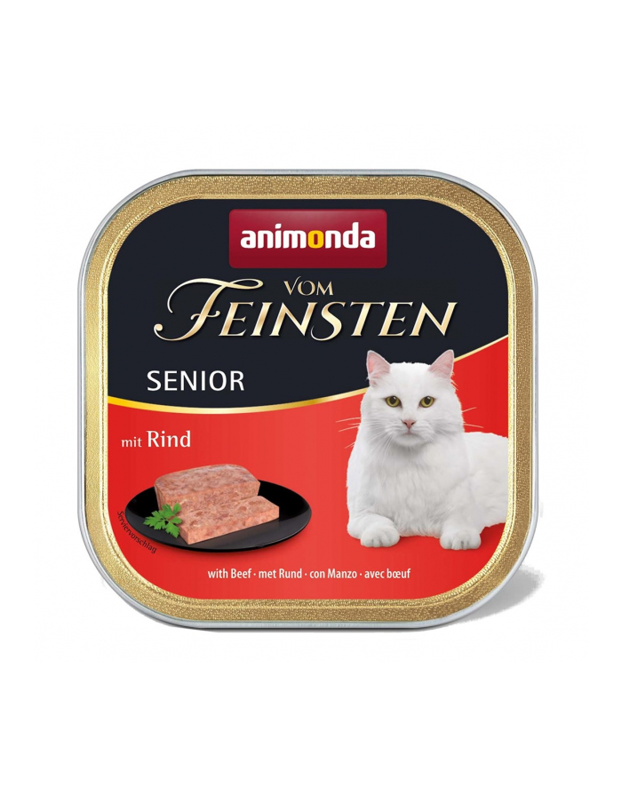 ANIMONDA Vom Feinsten Senior Cat smak: wołowina 100g główny