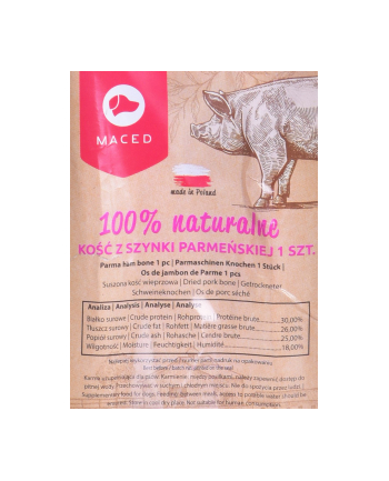 MACED Przysmak dla psa - kość z szynki parmeńskiej 1szt