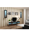 cama meble Zestaw VIGO NEW 11 biały/czarny połysk - nr 4