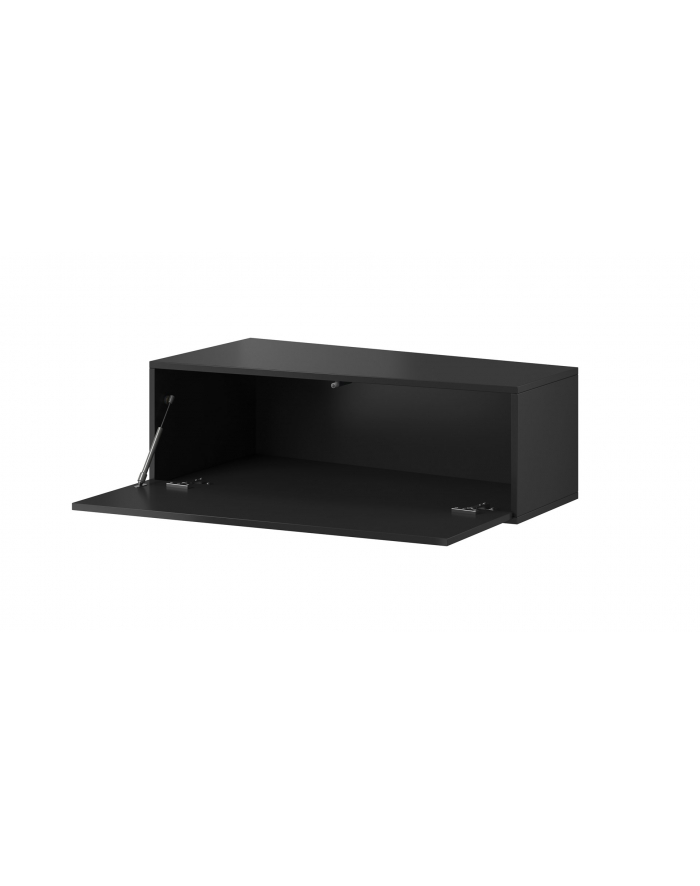cama meble Szafka RTV VIGO SLANT '90' 30/90/40 czarny/czarpoł główny