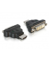 Adapter Delock HDMI - DVI-D(24+1) M/F czarny - nr 1
